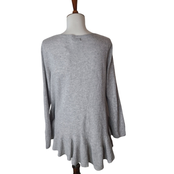 Joie Wool Pullover Scoop Neck Wool Cashmere Grey Sweater Small NWT - Picture 2 of 8